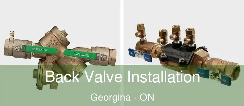  Back Valve Installation Georgina - ON