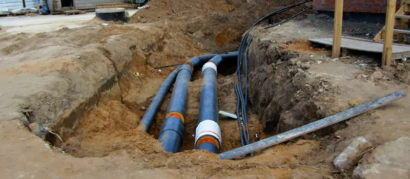 Main Water Line Installation in Georgina, Ontario